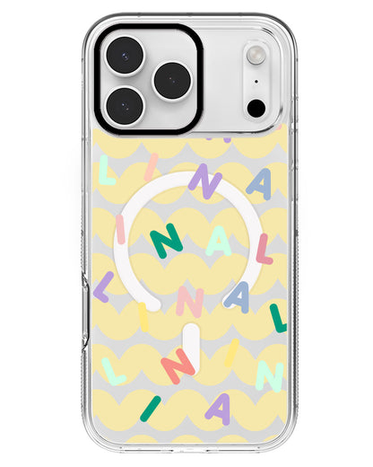 iPhone Rearguard MagSwap - CUSTOM MONOGRAM 2.0 Rainbow