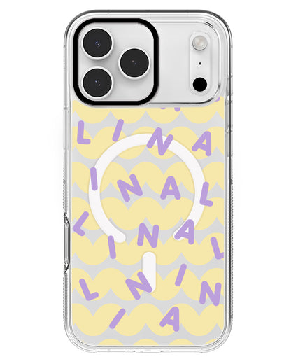 iPhone Rearguard MagSwap - CUSTOM MONOGRAM 2.0 Lilac