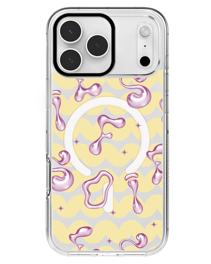 iPhone Rearguard MagSwap - Pink Chrome Monogram