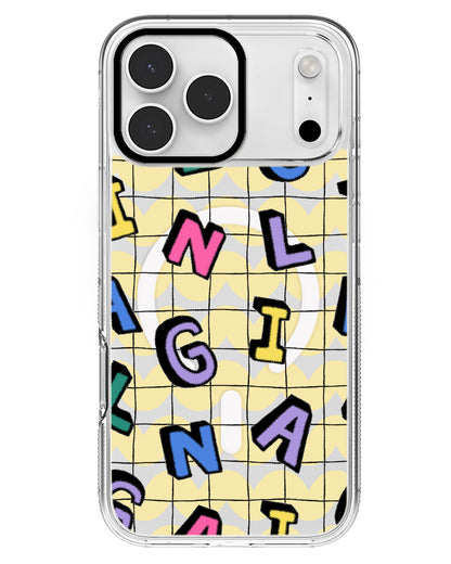 iPhone Rearguard MagSwap - Playful Monogram 2.0