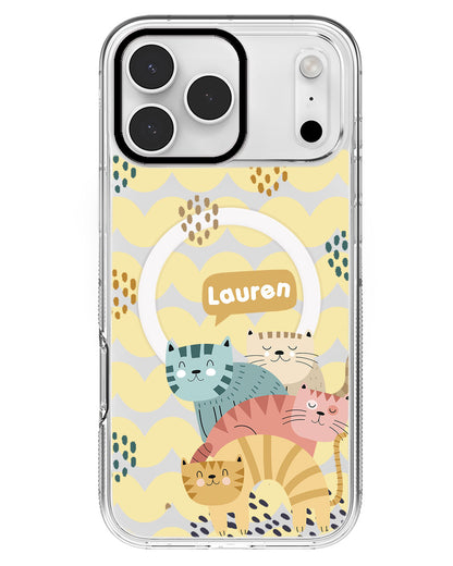 iPhone Rearguard MagSwap - Rainbow Meow 2.0