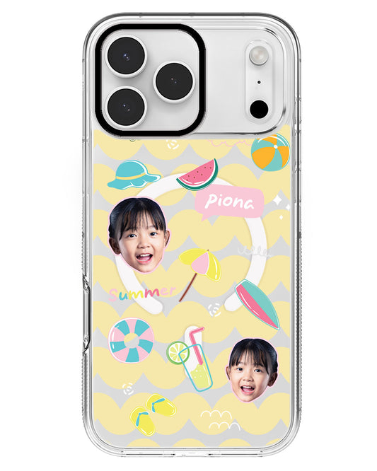 iPhone Rearguard MagSwap - Face Grid Summer