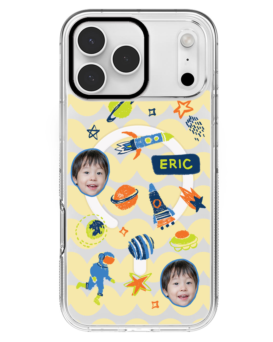 iPhone Rearguard MagSwap - Face Grid Galaxy