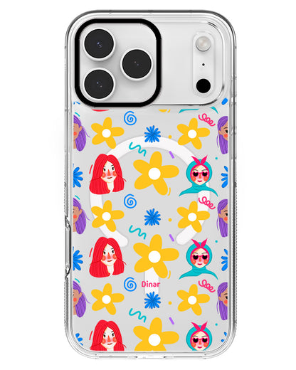 iPhone Rearguard MagSwap - Daisy Faces