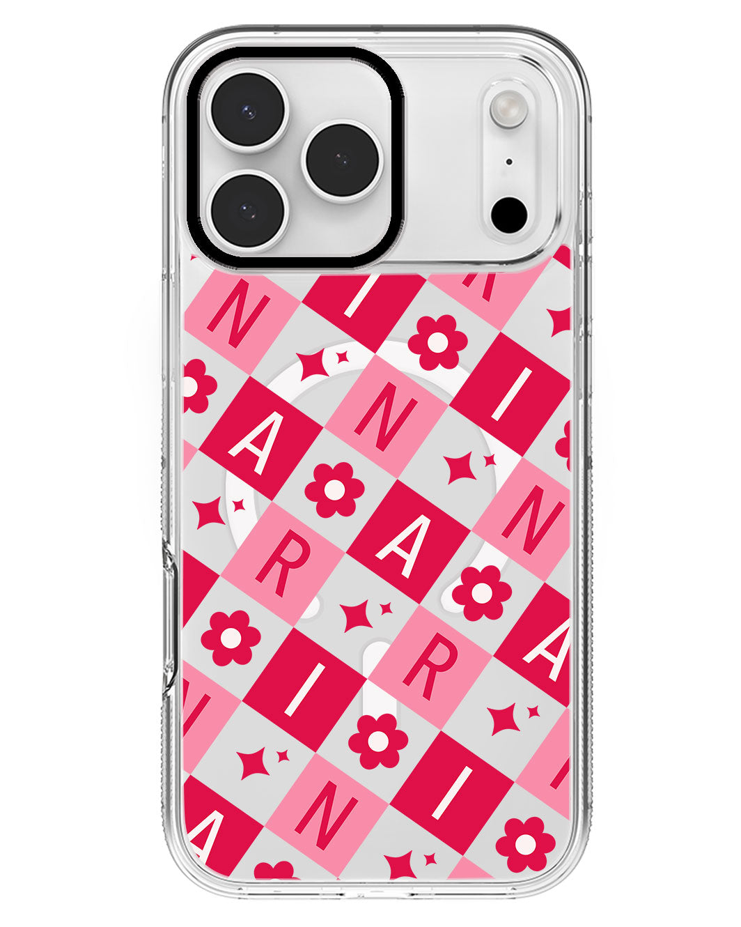 iPhone Rearguard MagSwap - CUSTOM MONOGRAM 3.0 Flower Grid 1.0