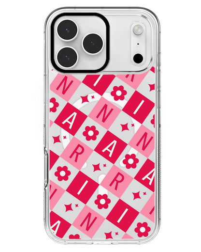 iPhone Rearguard MagSwap - CUSTOM MONOGRAM 3.0 Flower Grid 1.0