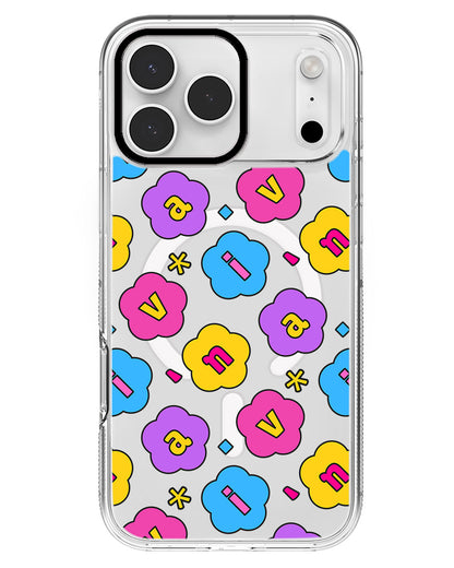 iPhone Rearguard MagSwap - CUSTOM MONOGRAM 3.0 Flower Petals 4.0