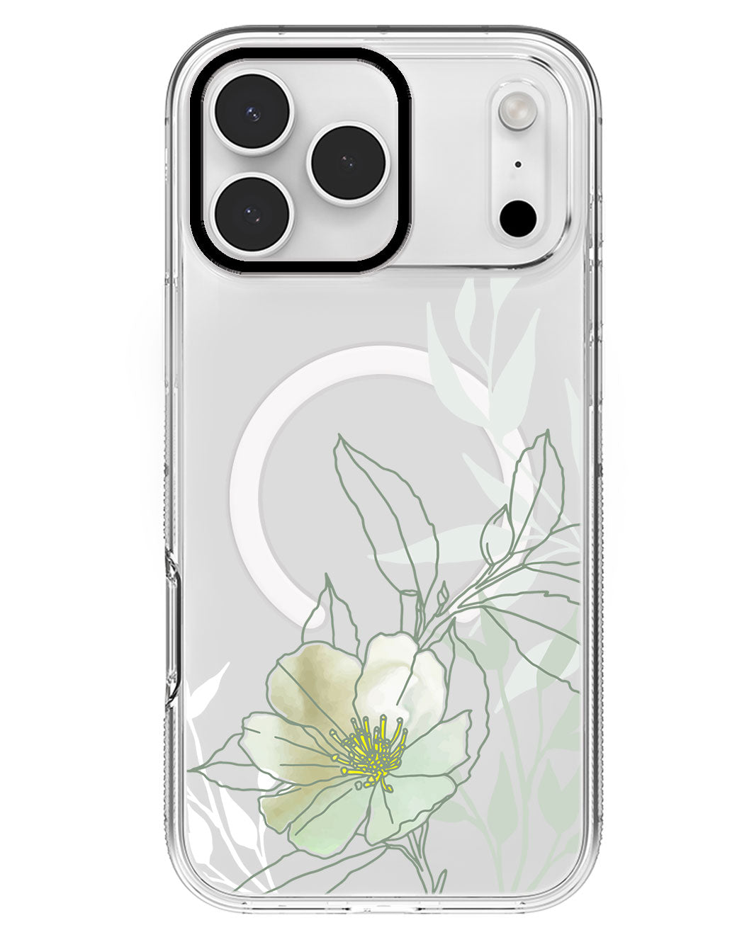 iPhone Rearguard MagSwap - Greenmint Lily
