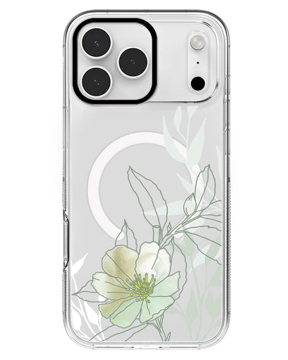 iPhone Rearguard MagSwap - Greenmint Lily
