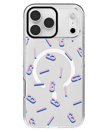 iPhone Rearguard MagSwap - CUSTOM MONOGRAM 1.0 Cotton Candy