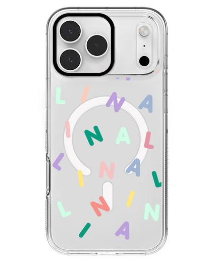 iPhone Rearguard MagSwap - CUSTOM MONOGRAM 2.0 Rainbow