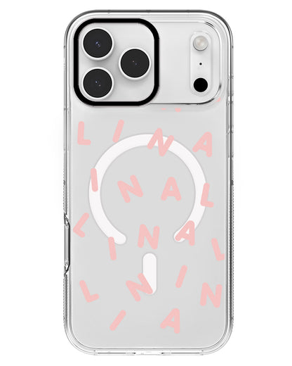 iPhone Rearguard MagSwap - CUSTOM MONOGRAM 2.0 Rosewater