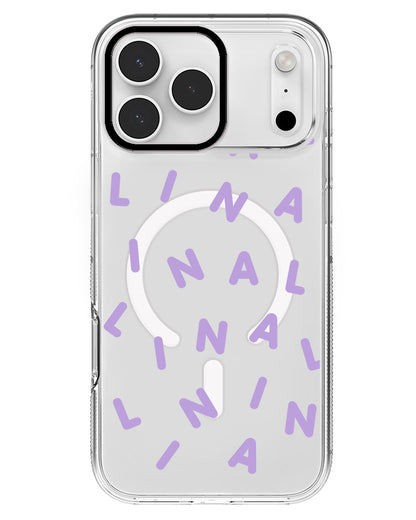 iPhone Rearguard MagSwap - CUSTOM MONOGRAM 2.0 Lilac