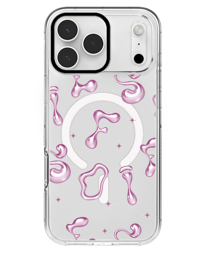 iPhone Rearguard MagSwap - Pink Chrome Monogram