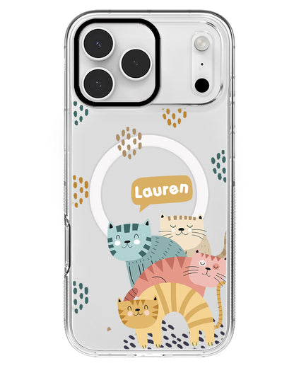 iPhone Rearguard MagSwap - Rainbow Meow 2.0