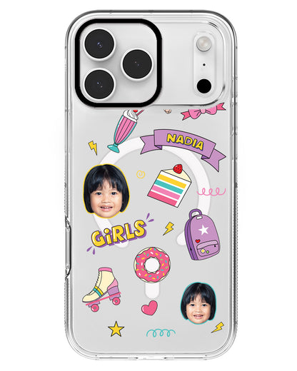 iPhone Rearguard MagSwap - Face Grid Comic