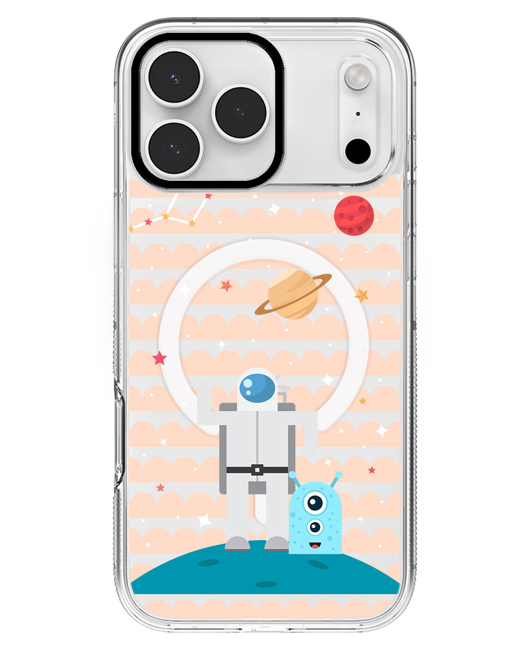 iPhone Rearguard MagSwap - Blue Alien