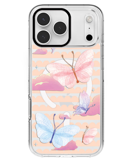 iPhone Rearguard MagSwap - Butterfly & Clouds