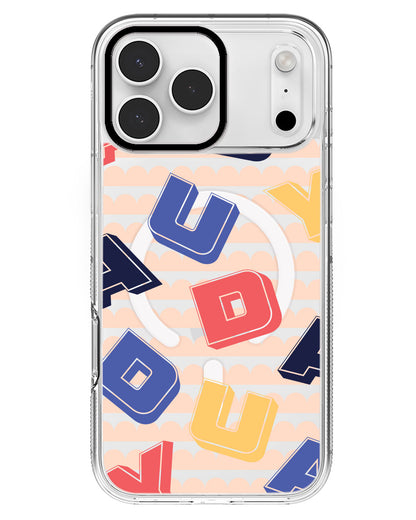 iPhone Rearguard MagSwap - Cool Monogram