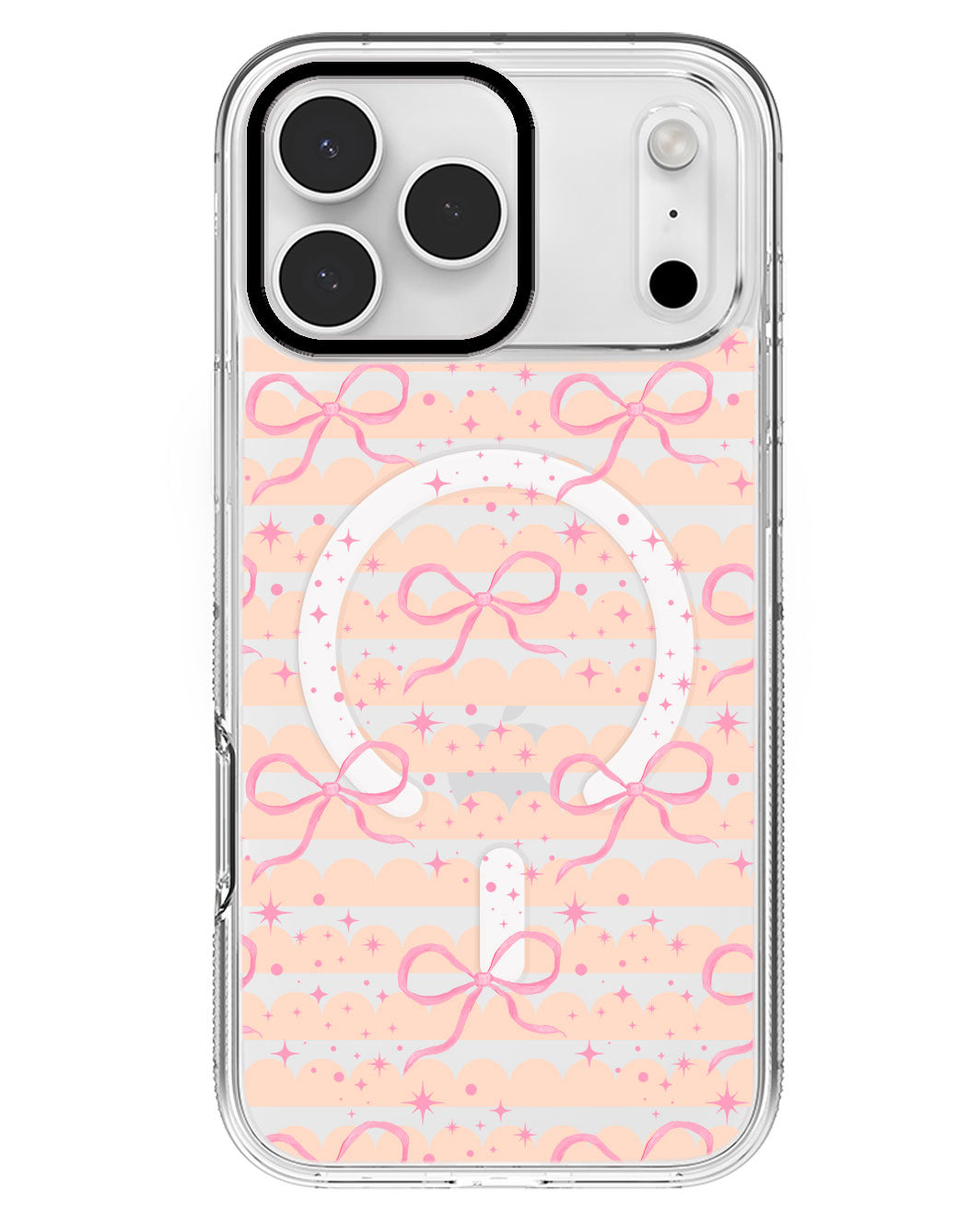 iPhone Rearguard MagSwap - Coquette Glittery Bow