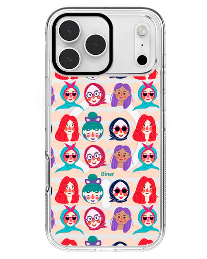 iPhone Rearguard MagSwap - Cute Sweety Faces