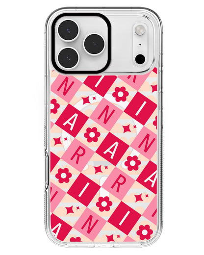 iPhone Rearguard MagSwap - CUSTOM MONOGRAM 3.0 Flower Grid 1.0