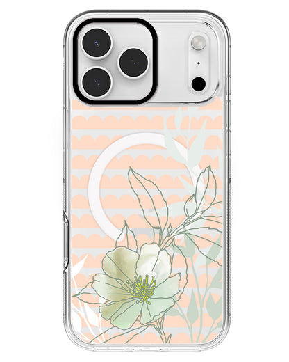 iPhone Rearguard MagSwap - Greenmint Lily