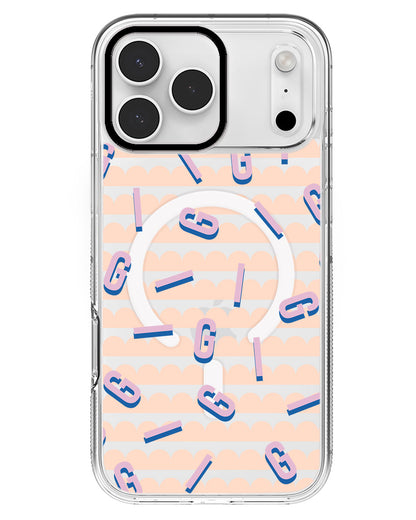 iPhone Rearguard MagSwap - CUSTOM MONOGRAM 1.0 Cotton Candy