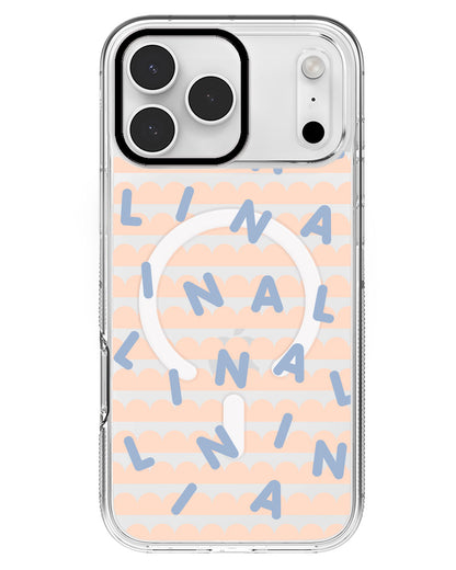 iPhone Rearguard MagSwap - CUSTOM MONOGRAM 2.0 Blue