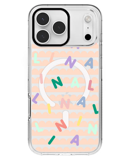 iPhone Rearguard MagSwap - CUSTOM MONOGRAM 2.0 Rainbow