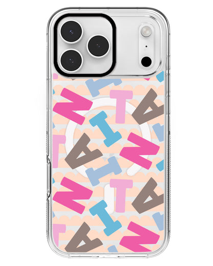 iPhone Rearguard MagSwap - Scattered Monogram 2.0