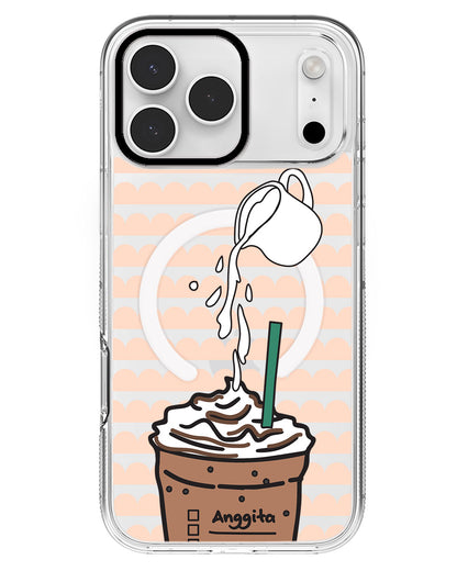 iPhone Rearguard MagSwap - Coffee Frappe