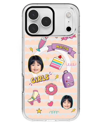 iPhone Rearguard MagSwap - Face Grid Comic
