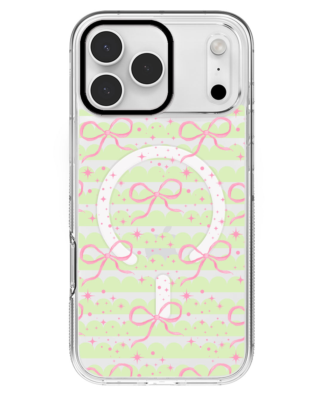 iPhone Rearguard MagSwap - Coquette Glittery Bow