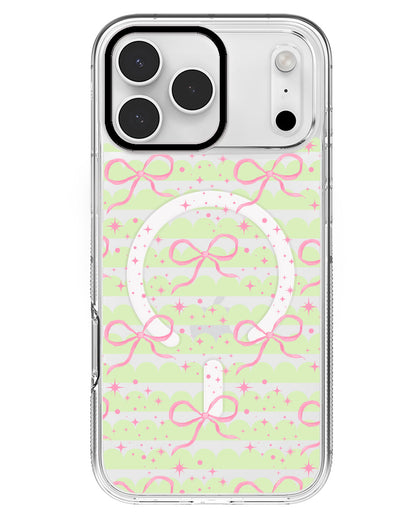 iPhone Rearguard MagSwap - Coquette Glittery Bow