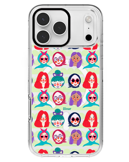 iPhone Rearguard MagSwap - Cute Sweety Faces