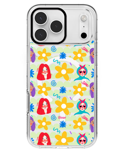 iPhone Rearguard MagSwap - Daisy Faces