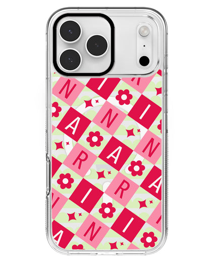 iPhone Rearguard MagSwap - CUSTOM MONOGRAM 3.0 Flower Grid 1.0