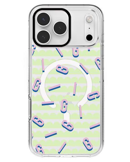 iPhone Rearguard MagSwap - CUSTOM MONOGRAM 1.0 Cotton Candy