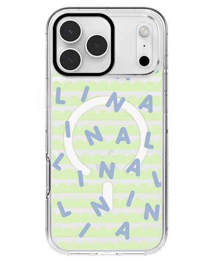 iPhone Rearguard MagSwap - CUSTOM MONOGRAM 2.0 Blue
