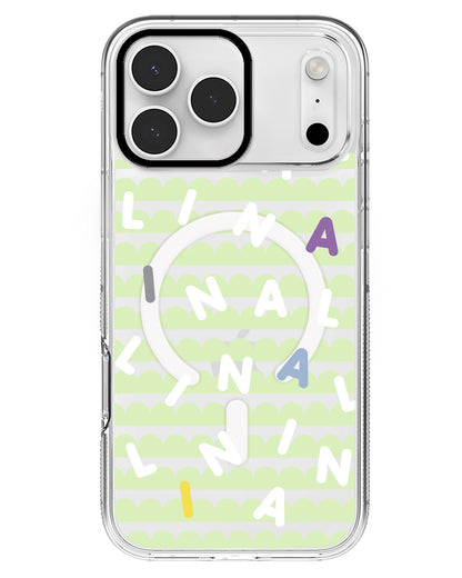 iPhone Rearguard MagSwap - CUSTOM MONOGRAM 2.0 White