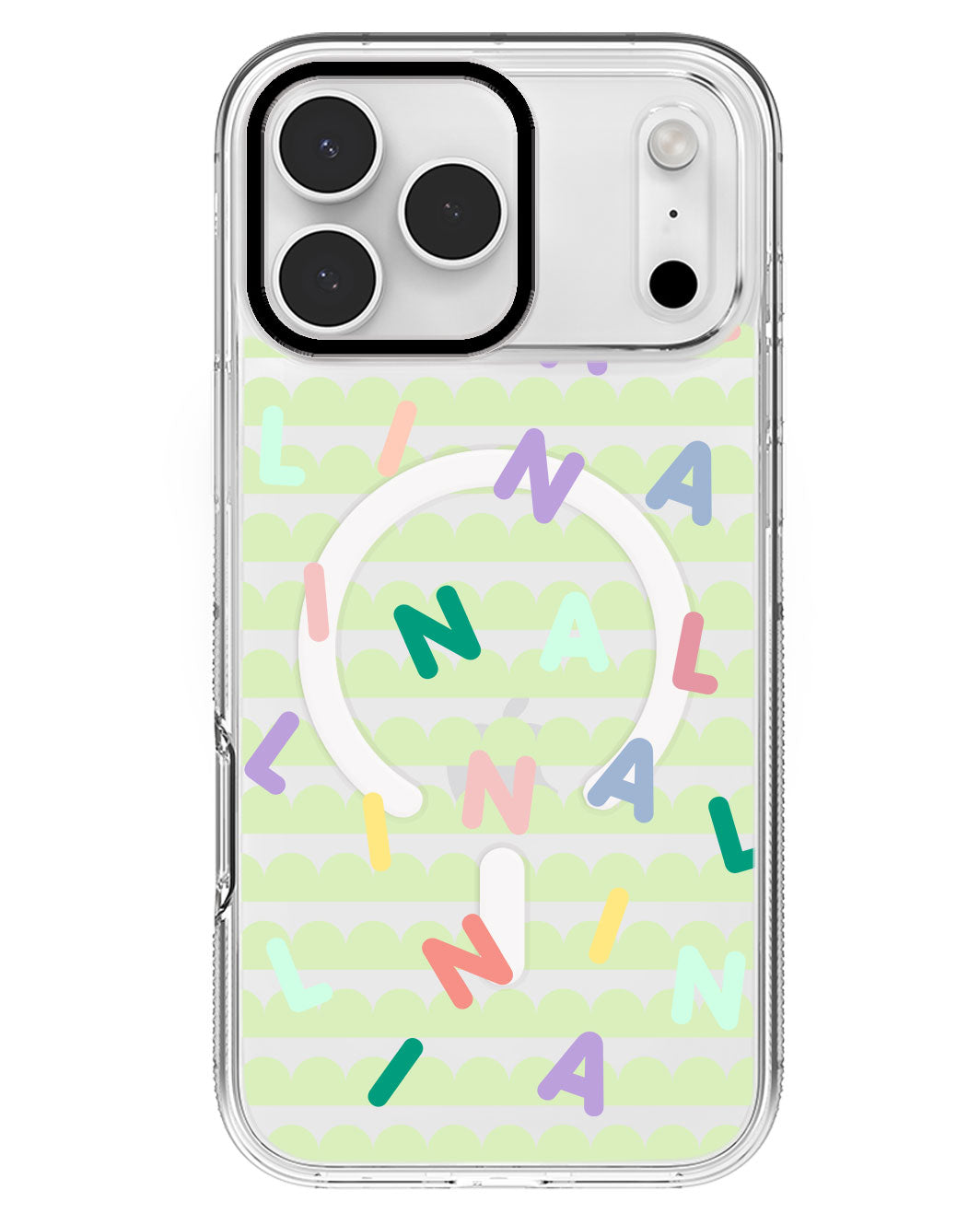 iPhone Rearguard MagSwap - CUSTOM MONOGRAM 2.0 Rainbow