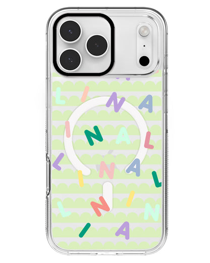 iPhone Rearguard MagSwap - CUSTOM MONOGRAM 2.0 Rainbow