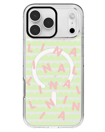 iPhone Rearguard MagSwap - CUSTOM MONOGRAM 2.0 Rosewater