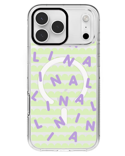 iPhone Rearguard MagSwap - CUSTOM MONOGRAM 2.0 Lilac