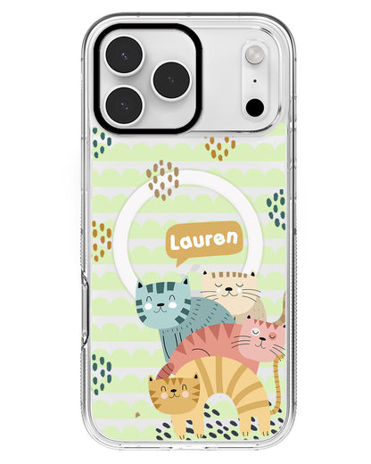 iPhone Rearguard MagSwap - Rainbow Meow 2.0