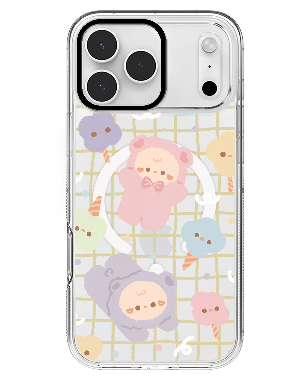 iPhone Rearguard MagSwap - Cotton Teddy