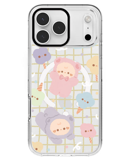 iPhone Rearguard MagSwap - Cotton Teddy