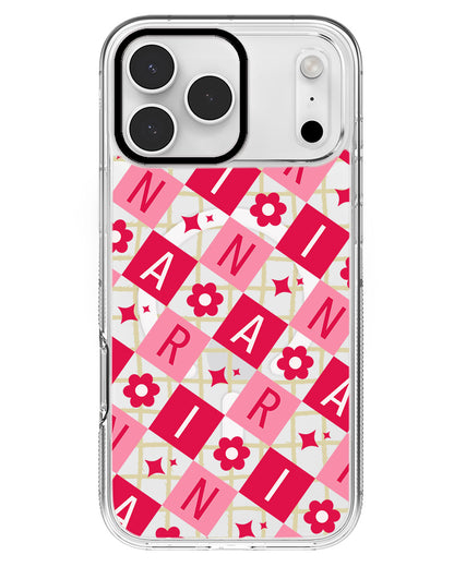 iPhone Rearguard MagSwap - CUSTOM MONOGRAM 3.0 Flower Grid 1.0