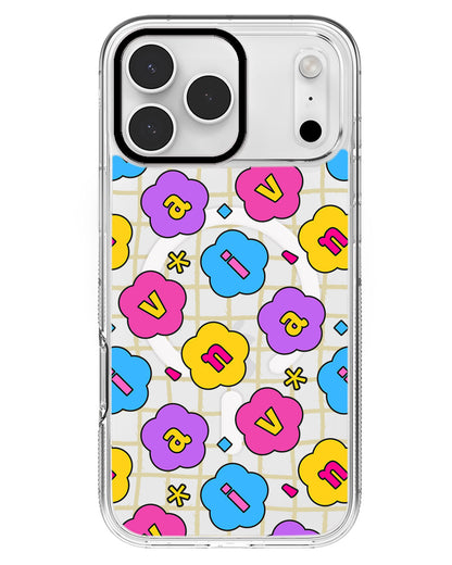 iPhone Rearguard MagSwap - CUSTOM MONOGRAM 3.0 Flower Petals 4.0